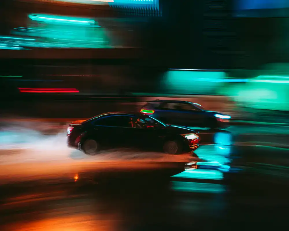High-speed mobile racing gameplay screenshot